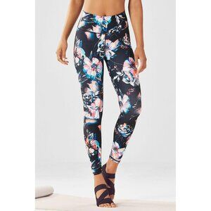 Fabletics Cropped leggings Floral brush strokes